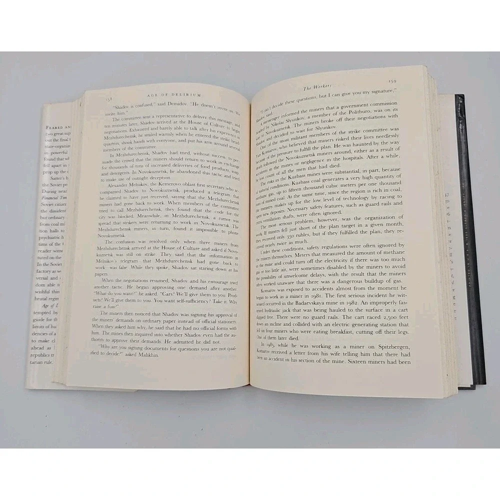 Age of Delirium: The Decline and Fall of the Soviet Union Hardcover David Satter